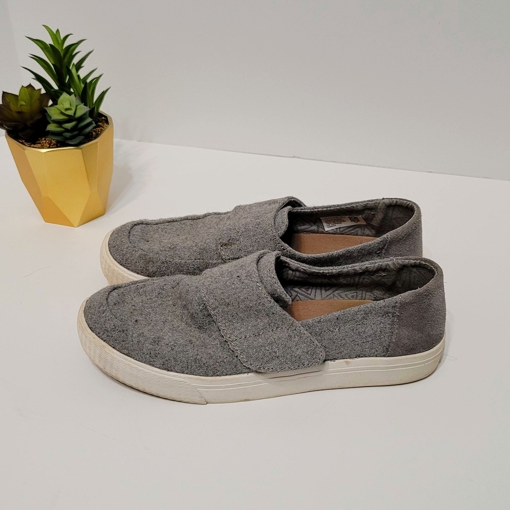 TOMS Wool Suede Altair Slip on Sneakers - Picture 3 of 5